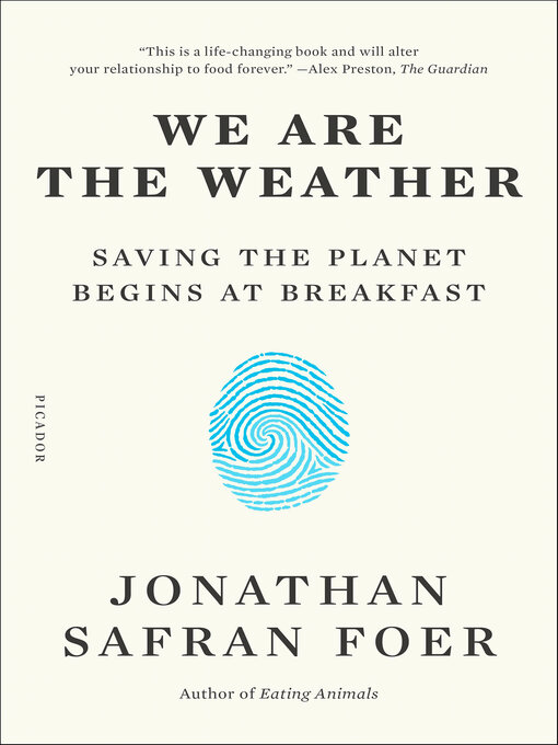 Title details for We Are the Weather by Jonathan Safran Foer - Wait list
